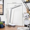 Vringelby desk lamp, table lamp, Reading light LED silver, white, 1-light source