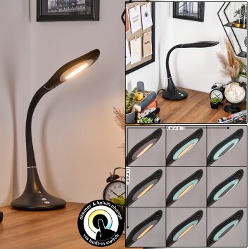 Toggerbo desk lamp, table lamp, Reading light LED black, 1-light source