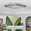 Finsrud ceiling light, Panel LED silver, 1-light source