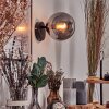 Gastor globe light, wall light, wall spotlight Smoke-coloured, 1-light source