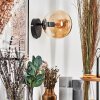 Gastor globe light, wall light, wall spotlight Amber, 1-light source