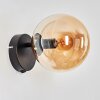 Gastor globe light, wall light, wall spotlight Amber, 1-light source