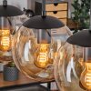 Gastor hanging light, globe light, pendant light Amber, 5-light sources