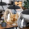 Gastor hanging light, globe light, pendant light Amber, Smoke-coloured, 5-light sources