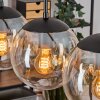 Gastor hanging light, globe light, pendant light Amber, clear, 5-light sources