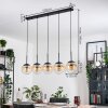 Gastor hanging light, globe light, pendant light Amber, clear, 5-light sources