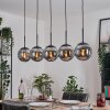 Gastor hanging light, globe light, pendant light Smoke-coloured, 5-light sources