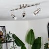 Gropptorp ceiling light, ceiling spotlight LED matt nickel, 3-light sources