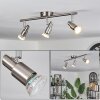 Gropptorp ceiling light, ceiling spotlight matt nickel, 3-light sources