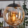 Gastor hanging light, globe light, pendant light Amber, 5-light sources