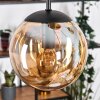 Gastor hanging light, globe light, pendant light Amber, 5-light sources