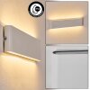 Gamas outdoor wall light, wall light, wall spotlight white, 1-light source