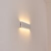 Gamas outdoor wall light, wall light, wall spotlight white, 1-light source