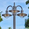 Elima outdoor light, lamp post, path light anthracite, 3-light sources