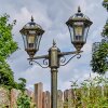 Lavajo outdoor light, lamp post, path light gold, black, 2-light sources