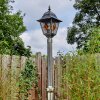 Chatelain outdoor light, lamp post, path light gold, black, 1-light source