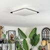 Carregueira ceiling light, Panel LED silver, white, 1-light source, Motion sensor