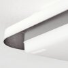 Carregueira ceiling light, Panel LED silver, white, 1-light source, Motion sensor