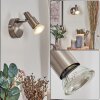 Gropptorp wall light, wall spotlight matt nickel, 1-light source