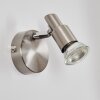 Gropptorp wall light, wall spotlight matt nickel, 1-light source