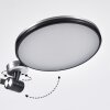 Aldeias desk lamp, table lamp, Reading light LED black, silver, 1-light source