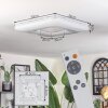 Flavlev ceiling light LED silver, white, 1-light source, Remote control