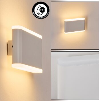 Gamas outdoor wall light, wall light white, 1-light source