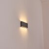 Gamas outdoor wall light, wall light, wall spotlight anthracite, 1-light source