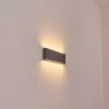 Gamas outdoor wall light, wall light, wall spotlight anthracite, 1-light source