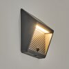 Pedreiras outdoor wall light, solar light, wall light LED anthracite, 1-light source, Motion sensor