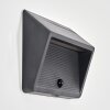 Pedreiras outdoor wall light, solar light, wall light LED anthracite, 1-light source, Motion sensor