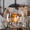 Gastor hanging light, globe light, pendant light Amber, clear, 5-light sources