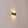 Gamas outdoor wall light, bathroom light, wall light, wall spotlight rust-coloured, 1-light source