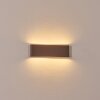 Gamas outdoor wall light, wall light, wall spotlight rust-coloured, 1-light source