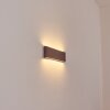 Gamas outdoor wall light, bathroom light, wall light, wall spotlight rust-coloured, 1-light source