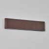 Gamas outdoor wall light, wall light, wall spotlight rust-coloured, 1-light source