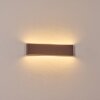 Gamas outdoor wall light, wall light, wall spotlight rust-coloured, 1-light source