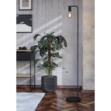 Eglo lights Eglo floor lamp black, 1-light source