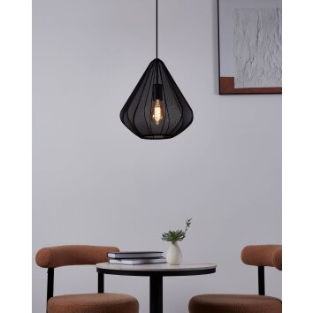 Eglo lights DOLWEN hanging light black, 1-light source