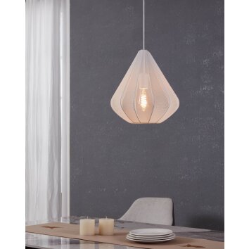 Eglo lights DOLWEN hanging light white, 1-light source