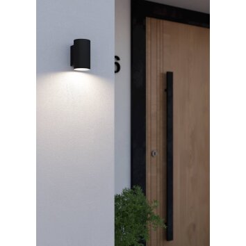 Eglo lights IZZALINI outdoor wall light LED black, 1-light source