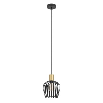 Eglo lights EMPOLI hanging light brass, black, 1-light source