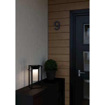 Eglo lights USIGNI outdoor light LED black, 1-light source