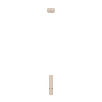 Eglo lights CAMINIA hanging light LED brass, sand-coloured, 1-light source