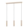 Eglo lights CAMINIA ceiling light LED brass, sand-coloured, 3-light sources