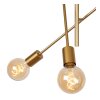 Lucide lights LESTER ceiling light gold, 6-light sources