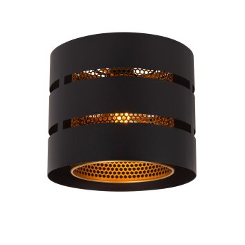 Lucide lights ROSAS ceiling light black, 1-light source