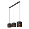 Lucide lights ROSAS pendant light black, 3-light sources