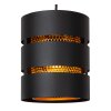 Lucide lights ROSAS pendant light black, 3-light sources