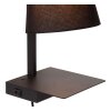 Lucide lights GREGORY wall light black, 1-light source